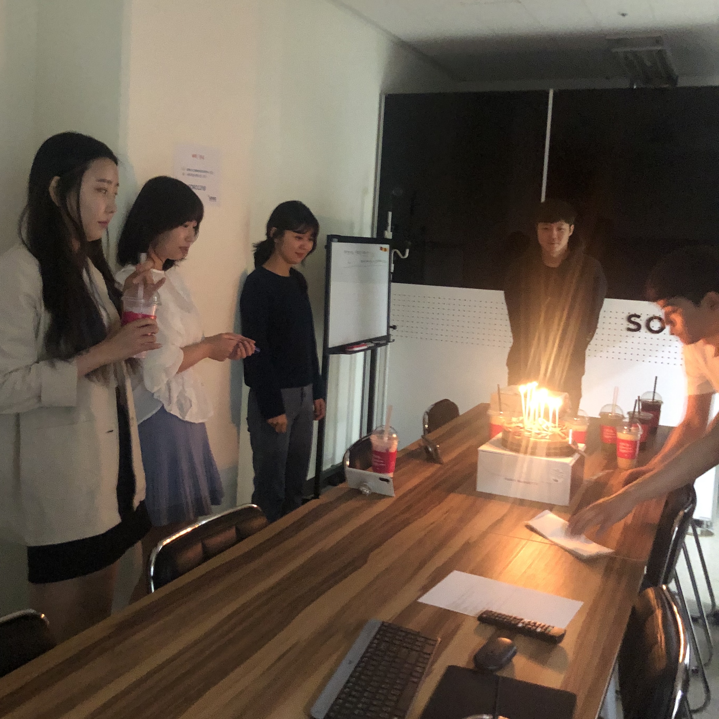 개발팀 박계균 차장님 생일파티